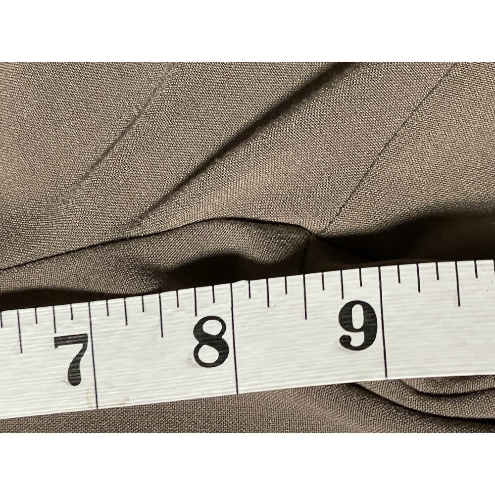 Chicos Ponte Slim Ankle Pants Womens‎ Size 0(U.S.size 4) Texas Taupe Stretch - Picture 7 of 8